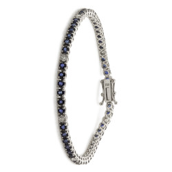 Sapphire Tennis Style Braclet Sapphire Tennis Style Braclet