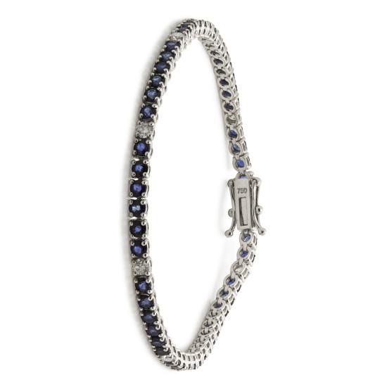 Sapphire Tennis Style Braclet