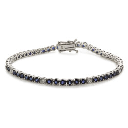 Sapphire Tennis Style Braclet Sapphire Tennis Style Braclet