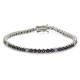 Sapphire Tennis Style Braclet