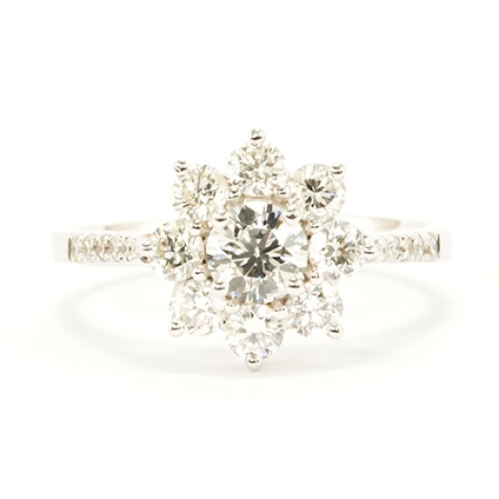Eclipse white Diamond ring Eclipse white Diamond ring