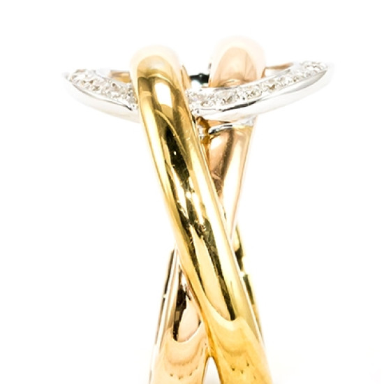 Olympic Tri-color Diamond ring Olympic Tri-color Diamond ring