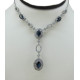 Blue Fusion Sapphire Necklace