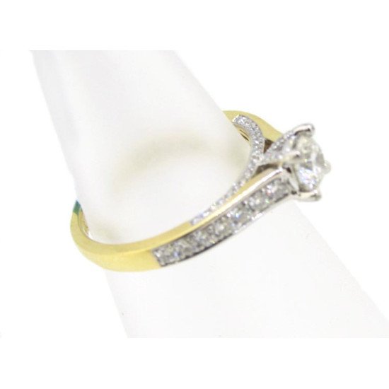 MICRO PAVE ENGAGEMENT RING-B09600 MICRO PAVE ENGAGEMENT RING-B09600
