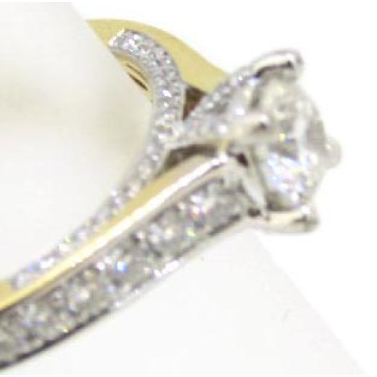 MICRO PAVE ENGAGEMENT RING-B09600 MICRO PAVE ENGAGEMENT RING-B09600