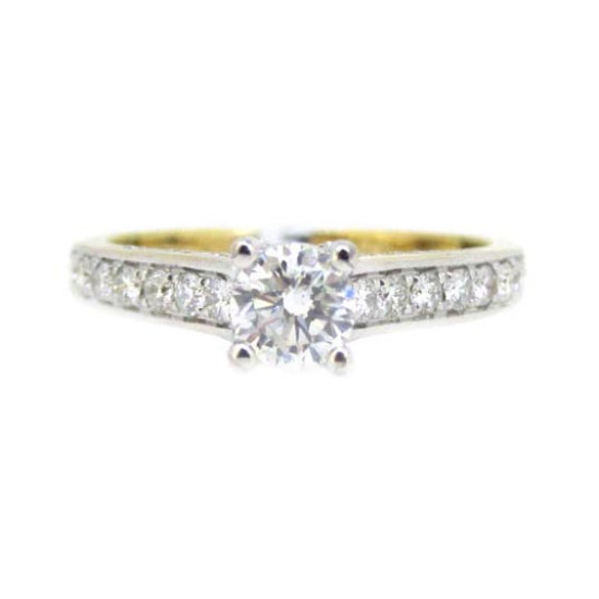 MICRO PAVE ENGAGEMENT RING-B09600 MICRO PAVE ENGAGEMENT RING-B09600