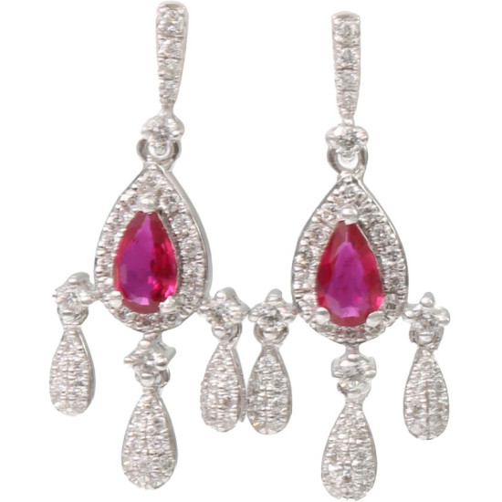 Ruby Chandelier Earings Ruby Chandelier Earings