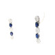 sapphire sonic earings