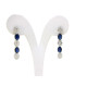 sapphire sonic earings