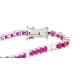 Ruby and diamond Tennis Bracelet-B10640