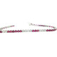 Ruby and diamond Tennis Bracelet-B10640