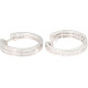 Baguette Diamond Hoop Earrings - B10913