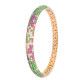 Multi-Gems Diamond Bangle-B11051 Multi-Gems Diamond Bangle-B11051