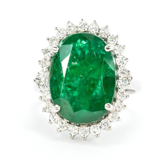 Diana Design Emerald Ring