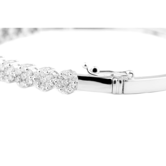 Crimson Illusion Diamond Bangle-B11629