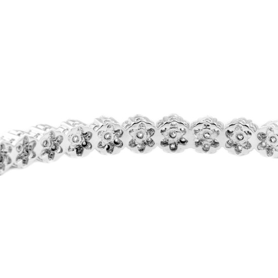 Crimson Illusion Diamond Bangle-B11629