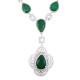 Emerald Luxury Diamond Necklace
