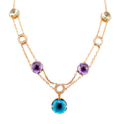 Rose gold diamond necklace Rose gold diamond necklace