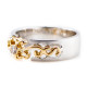 CARVED WEDDING RING -B12566