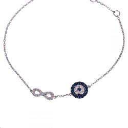 Sapphire and Infinity Bracelet Sapphire and Infinity Bracelet