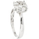 Framed Pressure Set Diamond Ring - B13661