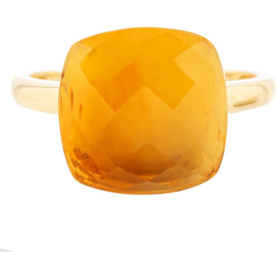  Pebbles Citine Yellow Gold Ring - B13667