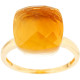  Pebbles Citine Yellow Gold Ring - B13667