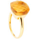  Pebbles Citine Yellow Gold Ring - B13667