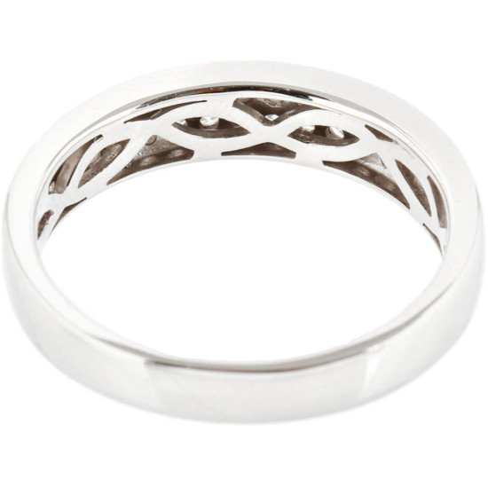 Cathedral Double Row Pave Diamond Ring - B13674 Cathedral Double Row Pave Diamond Ring - B13674