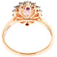 Amethyst with Black Diamond Ring - B13695