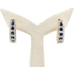 Elegant and Stylish Sapphire Earrings - B13721 Elegant and Stylish Sapphire Earrings - B13721