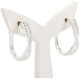 Twist Hoop Earrings - B13724 Twist Hoop Earrings - B13724