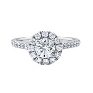 Halo Engagement Ring