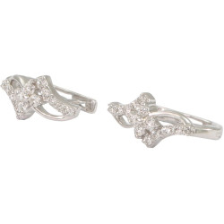 Angular Diamond Earings -B13837 Angular Diamond Earings -B13837