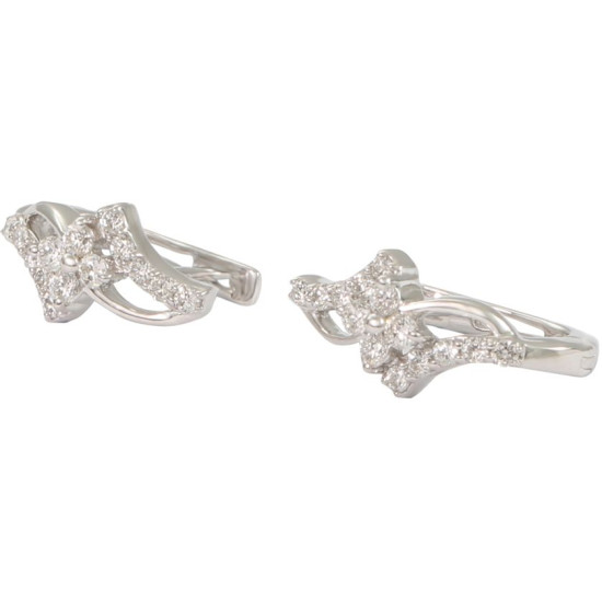 Angular Diamond Earings -B13837