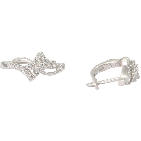 Angular Diamond Earings -B13837