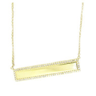 Evoke diamond necklace