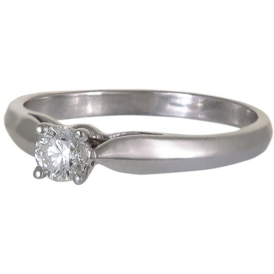 Solitaire Diamond Ring-B14438 Solitaire Diamond Ring-B14438