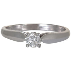 Solitaire Diamond Ring-B14438 Solitaire Diamond Ring-B14438