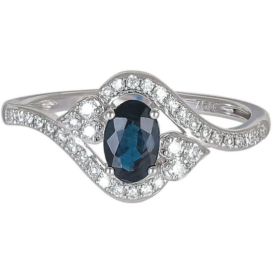 Blue Estrella Diamond ring