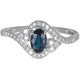 Blue Estrella Diamond ring