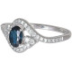 Blue Estrella Diamond ring