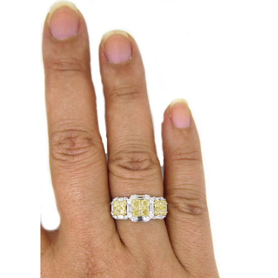 AVALANCHE YELLOW DIAMOND RING