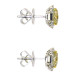 Fancy yellow Diamond studs Fancy yellow Diamond studs