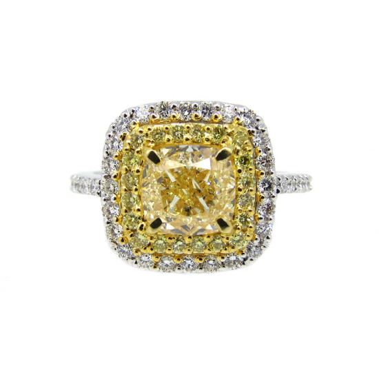 CANARY YELLOW DIAMOND RING