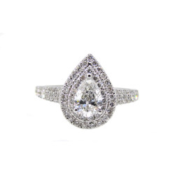 PEAR CUT DIAMOND RING