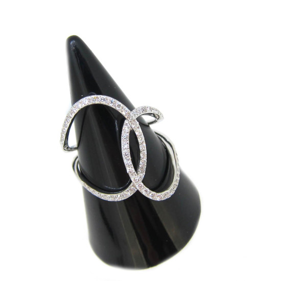 ENTANGLING DIAMOND RING-B15246 ENTANGLING DIAMOND RING-B15246