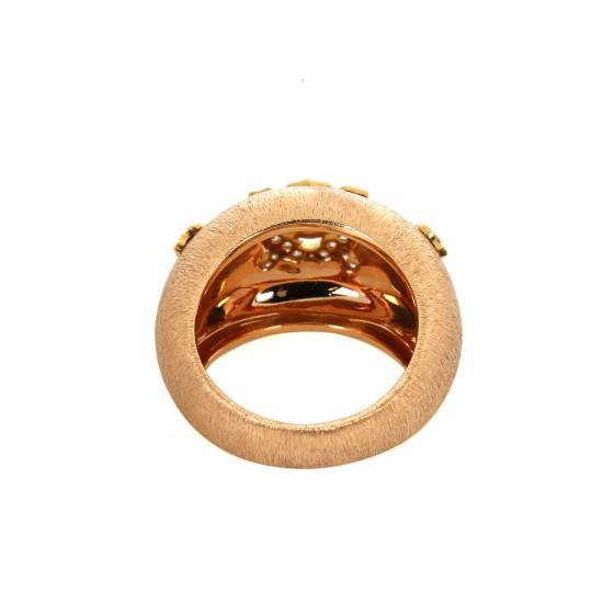 Sunshine Rose Gold Diamond Ring