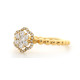 BRIDE GOLD DIAMOND RING