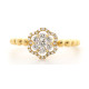 BRIDE GOLD DIAMOND RING